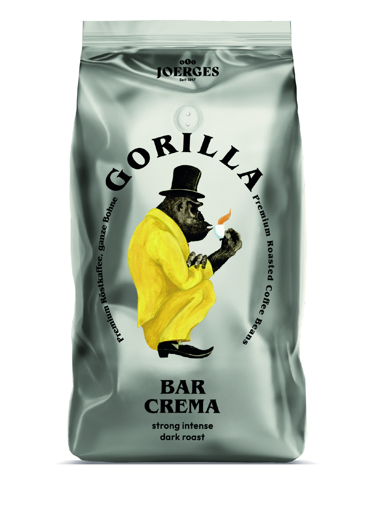 Gorilla Espresso Bar Crema 1kg ganze Bohnen