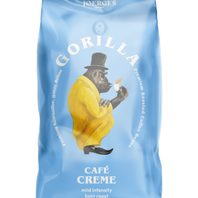 Gorilla Café Creme Kaffee 1kg ganze Bohnen für Vollautomaten