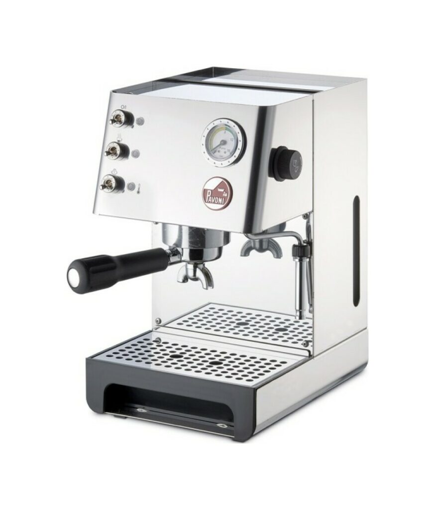 La Pavoni Baretto Steel Version BRT Siebträger Espressomaschine