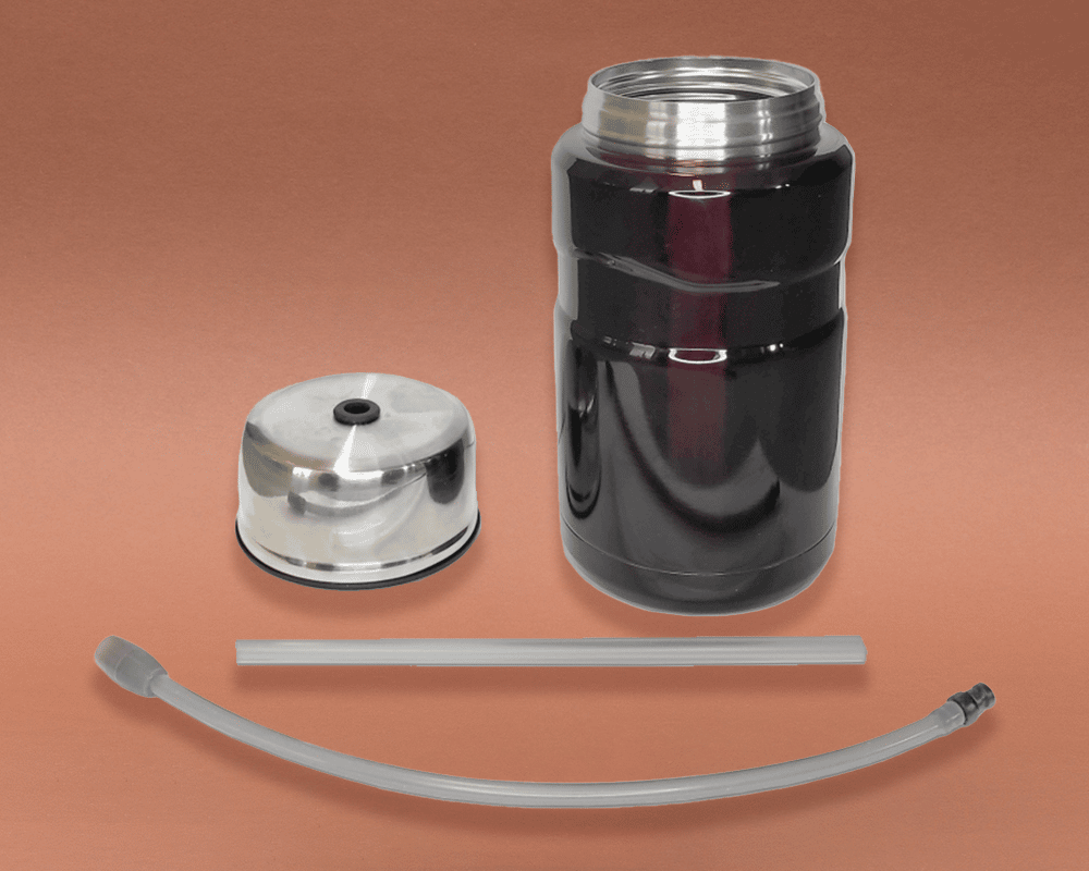 Acopino Barletta isolierter Milchbehälter "Mokka" 710ml – Bild 2