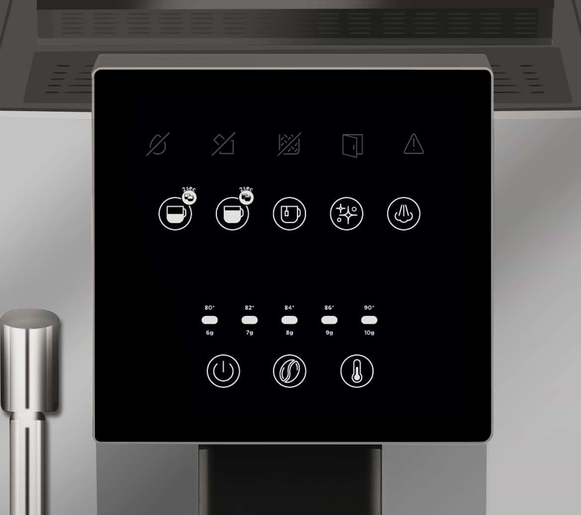 Acopino Napoli Kaffeevollautomat mit Milchschaum für Privat & Gewerbe – Bild 4