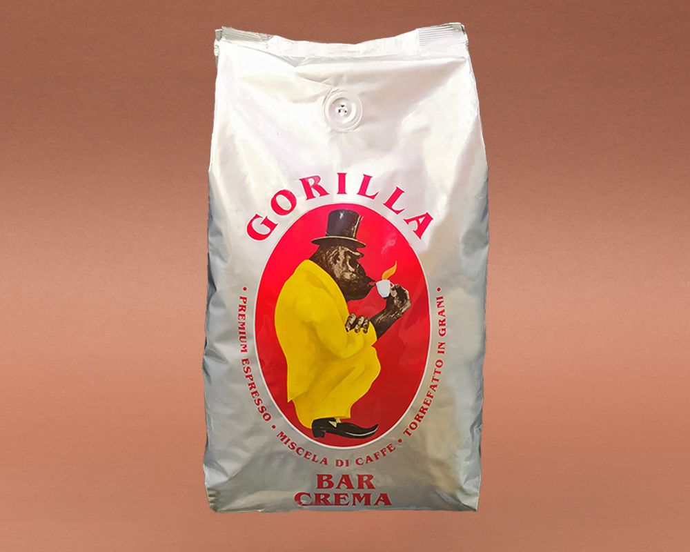 Gorilla Espresso Bar Crema 6 KG Bohnen Sparpaket für Büro & Geschäft