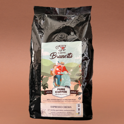 Caffè Brunetti Espresso Crema 1kg Kaffeebohnen