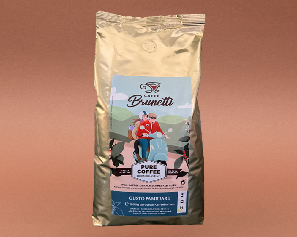 Caffè Brunetti Delizioso Gusto familiare 1kg Kaffeebohnen