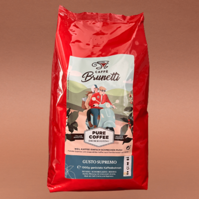Caffè Brunetti Espresso gusto supremo 1kg ganze Bohnen