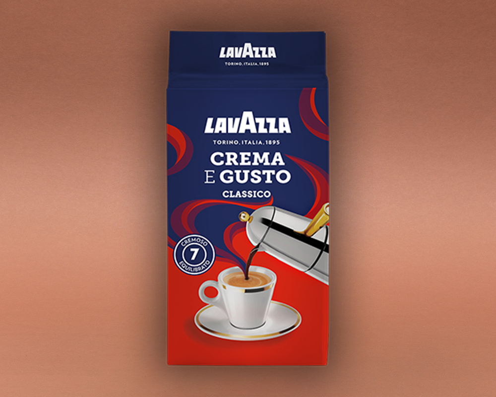 Lavazza Crema e Gusto Classico 250gr Espresso gemahlen