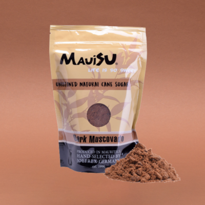 MauiSU Rohrohrzucker Dark Muscovado 500g naturbelassener unraffinierter Rohrzucker
