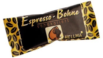 Hellma schokolierte Espressobohnen 380 x 1,1g Zartbitter – Bild 2