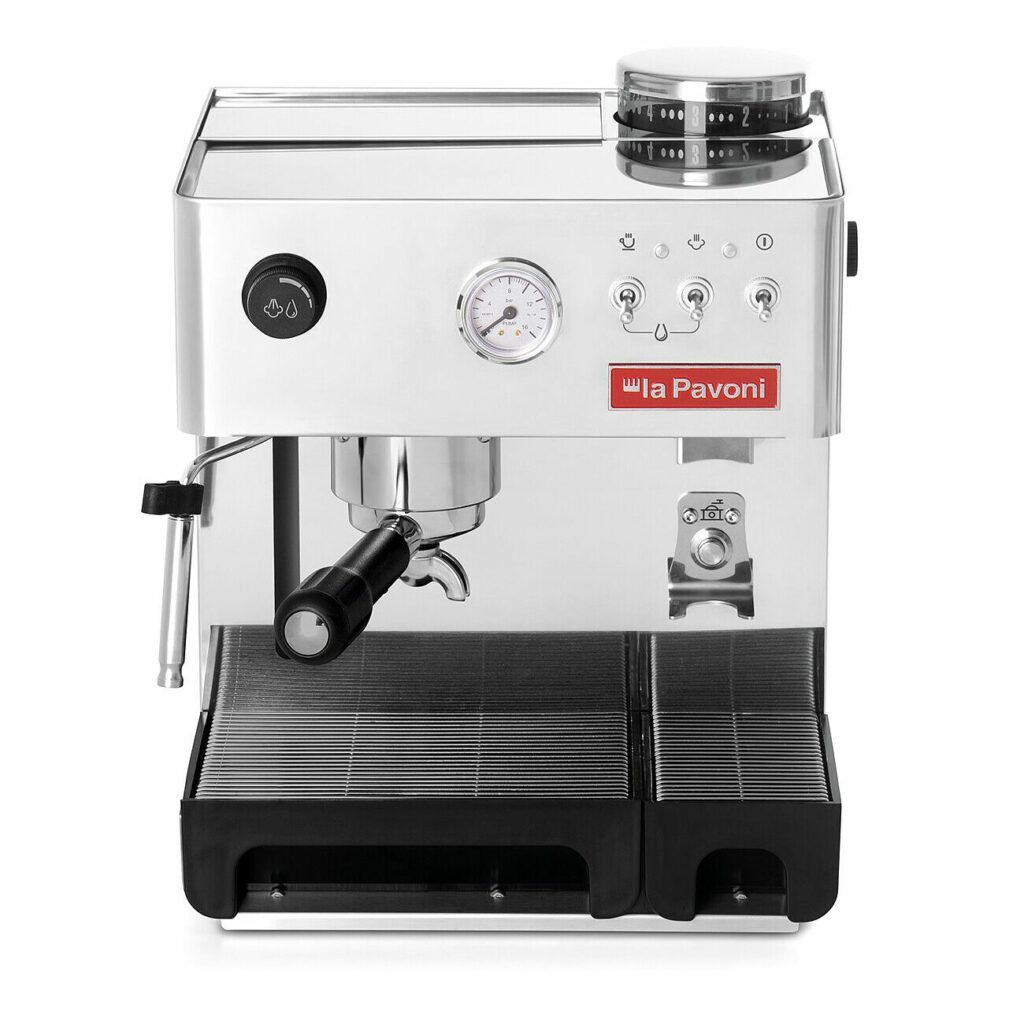 La Pavoni Domus Bar DMB Siebträger Espressomaschine mit Mühle