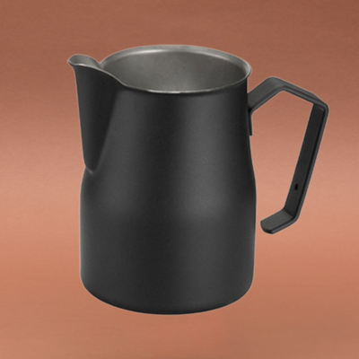 Milchkännchen Motta 2550 aus Edelstahl schwarz lackiert