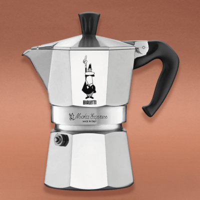 Bialetti Moka Express Espressokocher Herdkocher für 6 Tassen