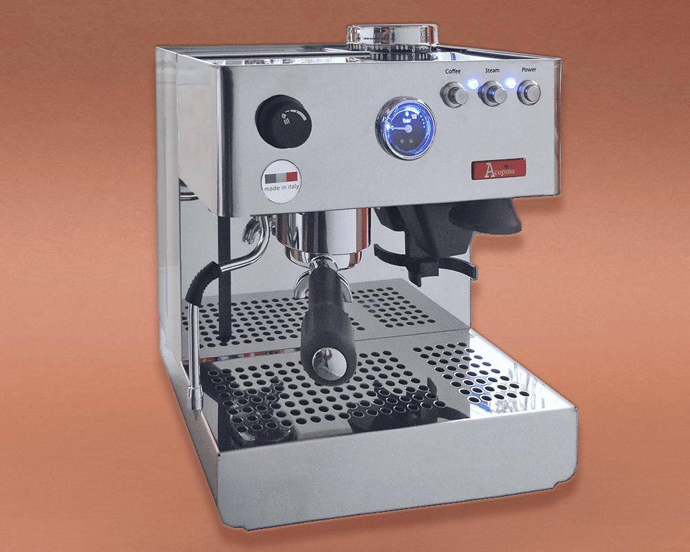 Acopino Milano Deluxe Siebträger mit integrierter Mühle Kombimaschine