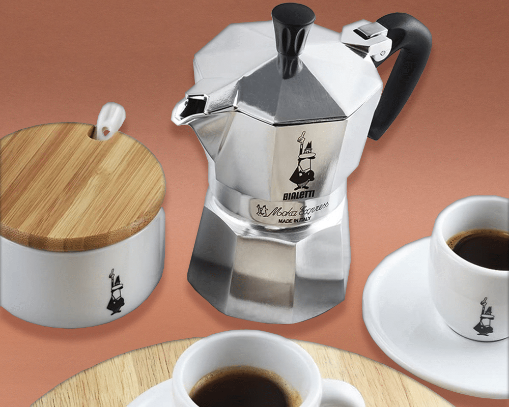 Bialetti Moka Express Espressokocher Herdkocher für 4 Tassen – Bild 4