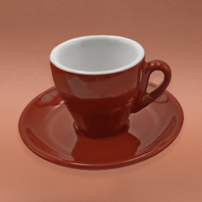 Nuova Point Milano 65ml farbige Espresso Tasse BRAUN Dickwandig