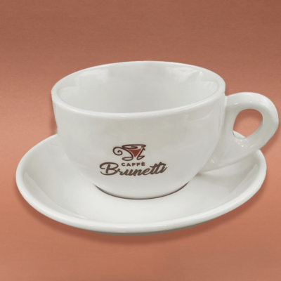 Caffé Brunetti dickwandige Kaffeetasse Milchkaffee 200 ml Nuova Point Palermo