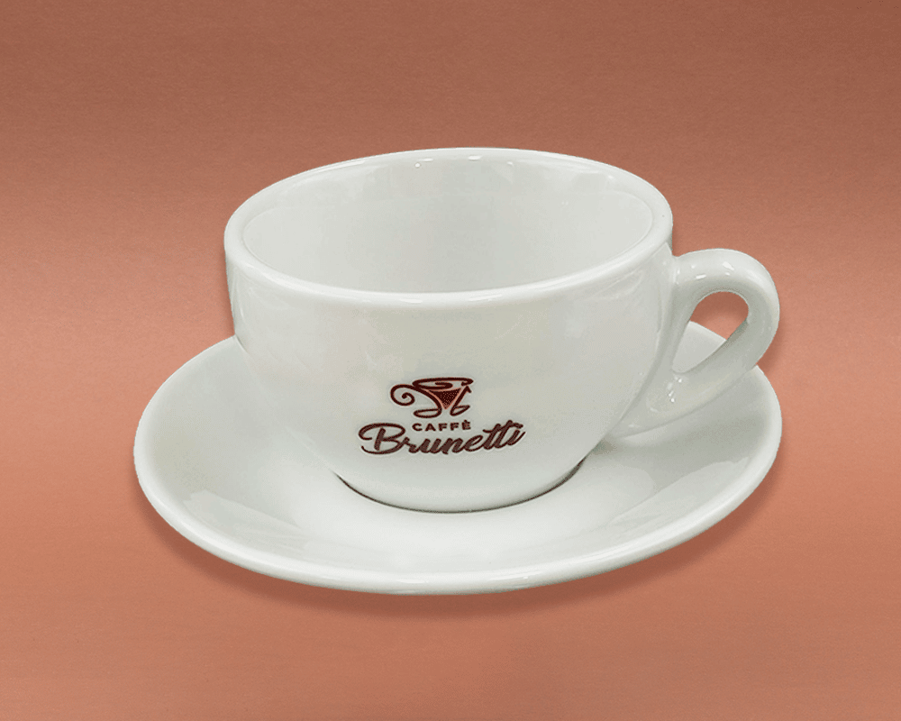Caffé Brunetti dickwandige Latte & Kaffee Tasse 290 ml Nuova Point Palermo