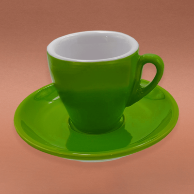 Nuova Point Milano 65ml farbige Espresso Tasse GRÜN Dickwandig