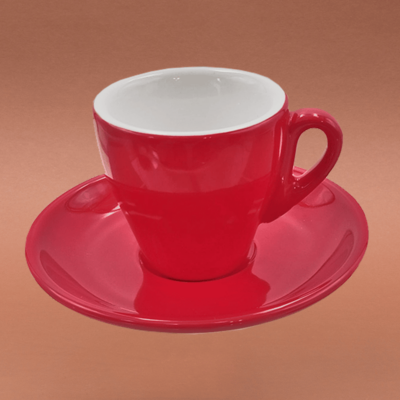 Nuova Point Milano 65ml farbige Espresso Tasse ROT Dickwandig