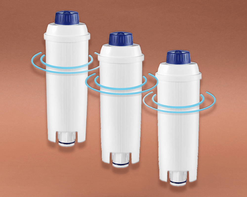 Acopino Wasserfilter für Kaffeevollautomaten 3er Pack