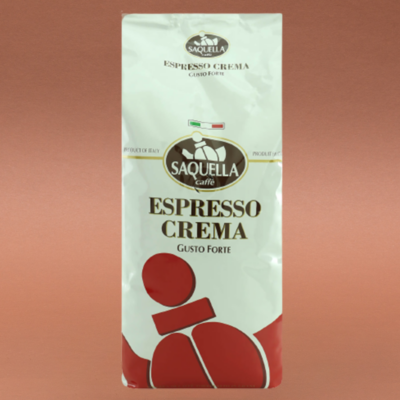 Saquella Espresso Crema 1kg Kaffee ganze Bohnen