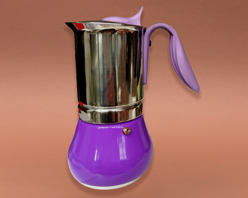 G.A.T. Allegra Espressokocher Mokkakocher für 10 Tassen verschiedene Farben – Bild 2