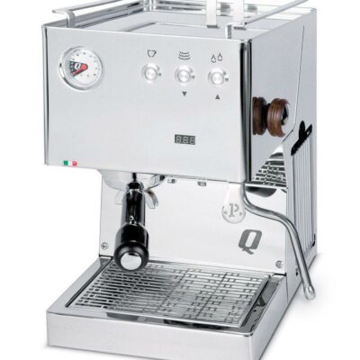 Quickmill Pop Siebträger Einkreiser mit Thermoblock Edelstahl glänzend