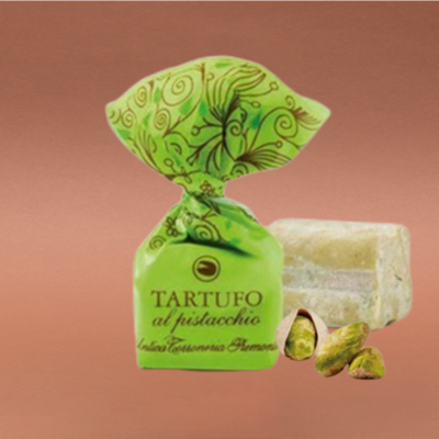 Tartufi dolci al Pistacchio Antica Torroneria Piemontese Schokoladentrüffel 14g